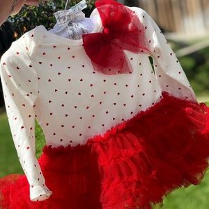 Valentine’s dress baby girl